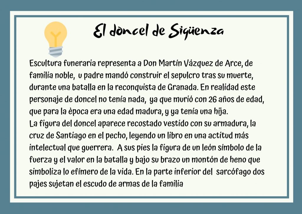 la leyenda del doncel de Sigüenza