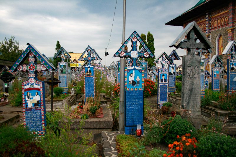 Cementerio alegre en Maramures