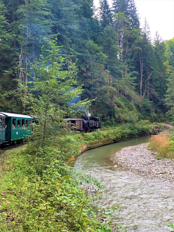 Recorrido del tren de Mocanita