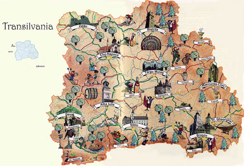 Región de Transilvania. Rumanía