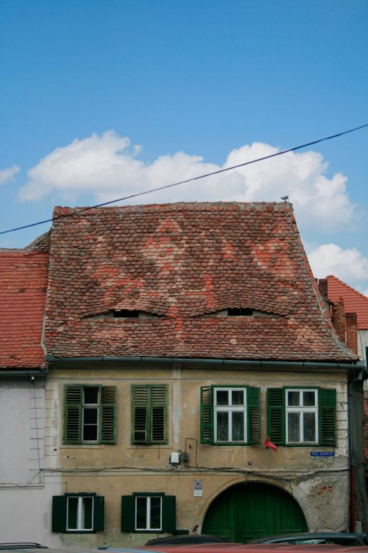 Originales tejados de Sibiu