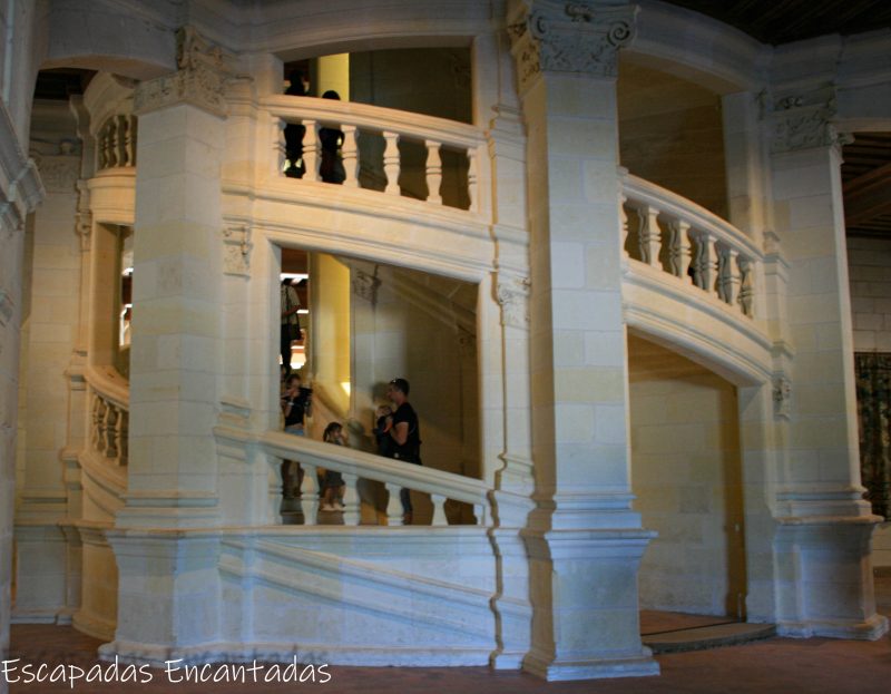 Escalera del Castillo de Chambord