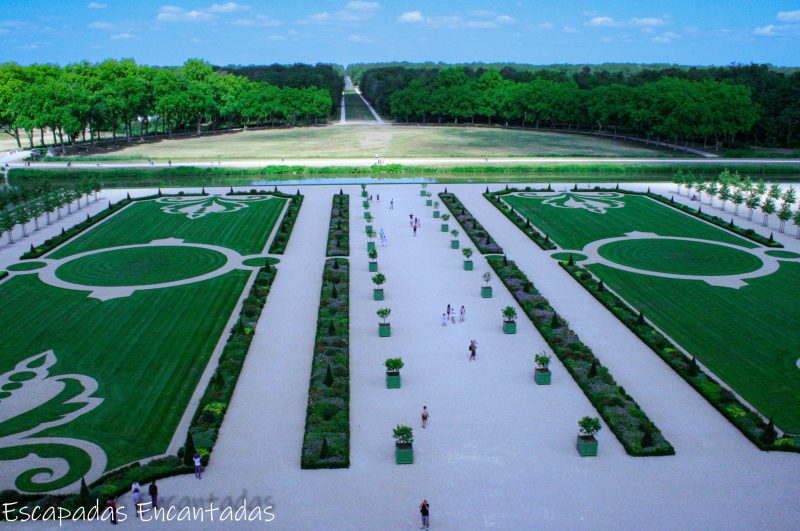 Jardines del castillo de Chambord