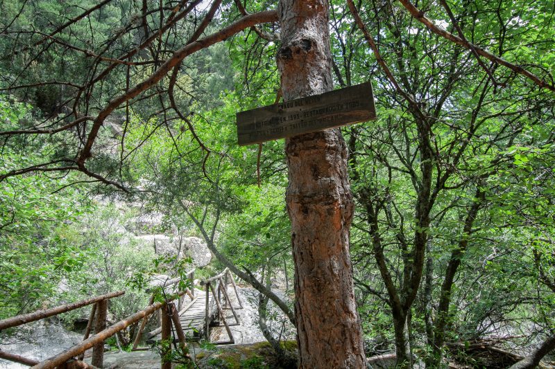 El puente del Retén, La Pedriza