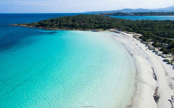 Cala Brandinchi, en Cerdeña 