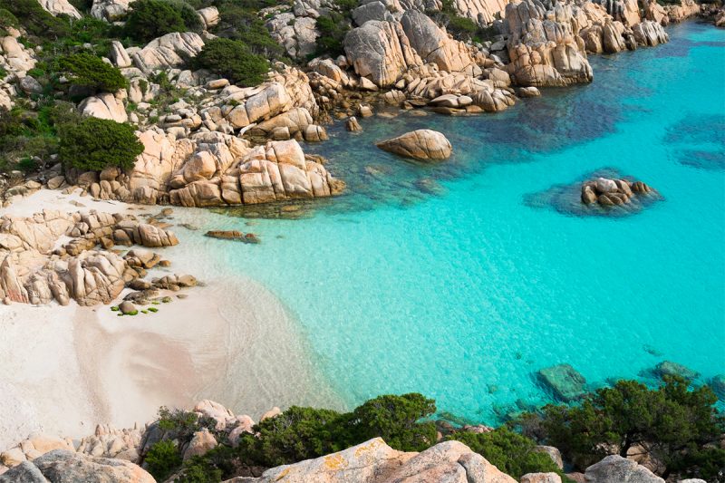 Cala Coticcio , Archipielago de la Maddalena