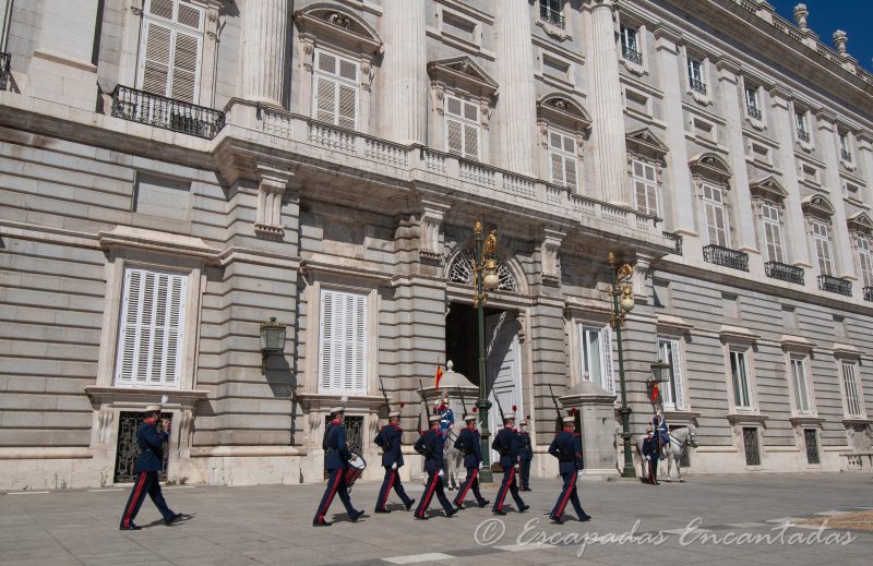 Cambio de guardia real en Madrid