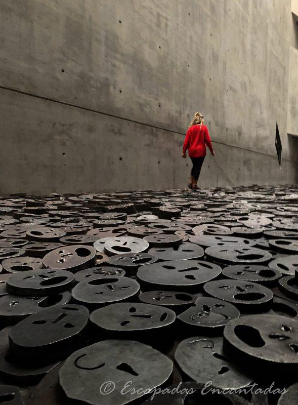 hojas caídas museo judío Berlín