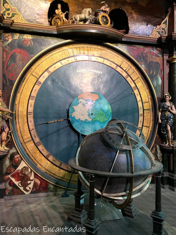 Reloj astronómico en Notre Dame