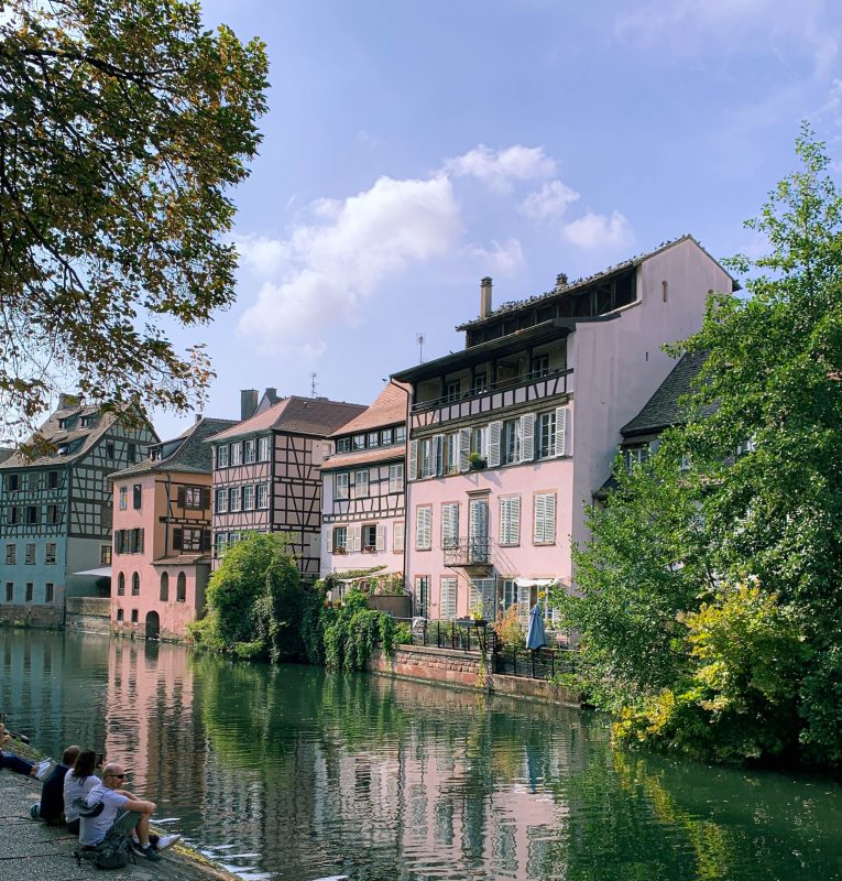 Canales en Estrasburgo sobre el rio Ill