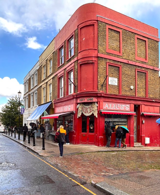 Fachada de Alice´s en Portobello Road