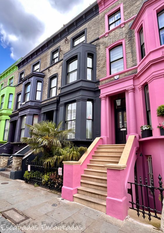 Casas de colores Notting Hill