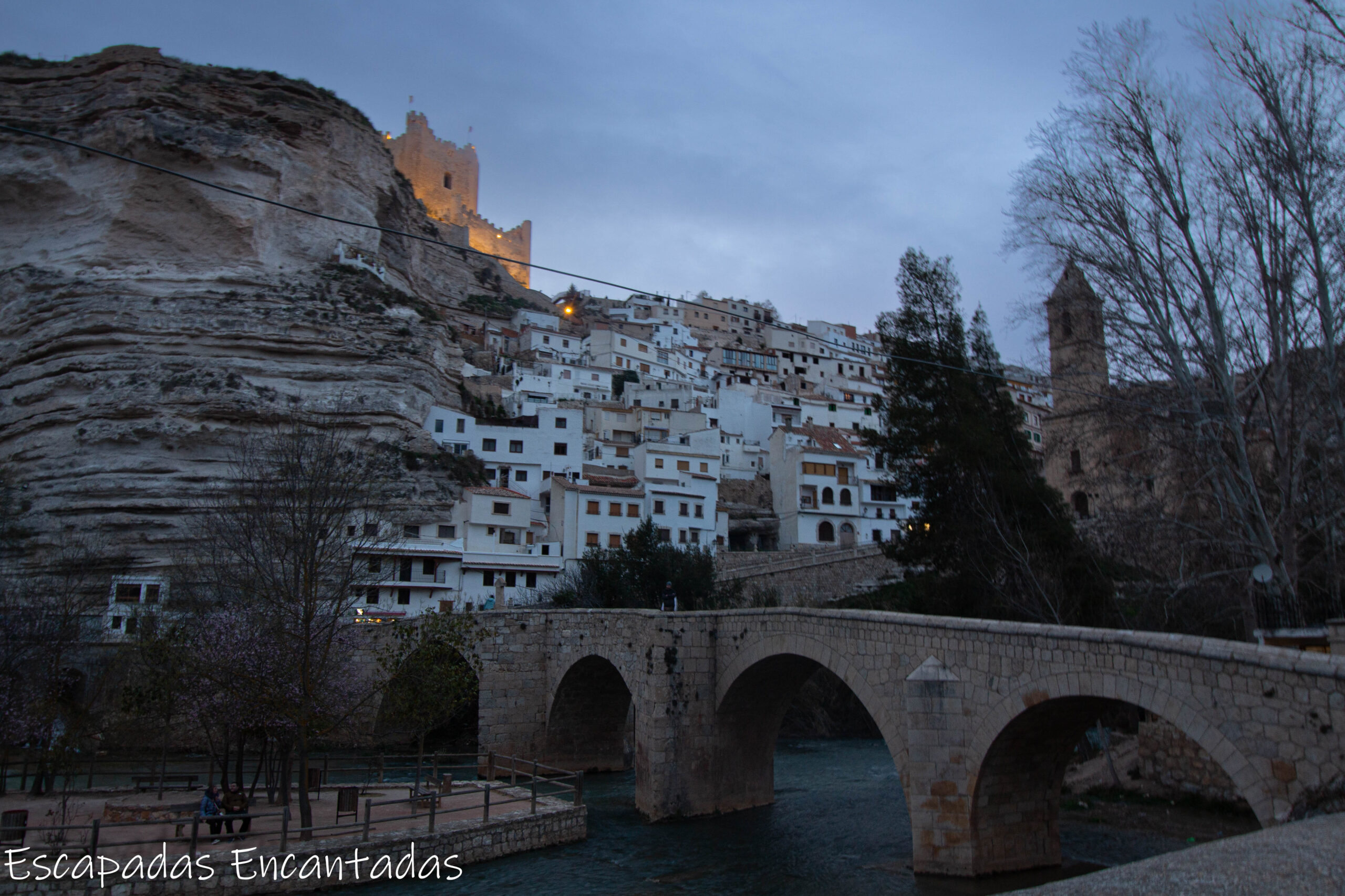 Atardecer en Alcalá del Júcar