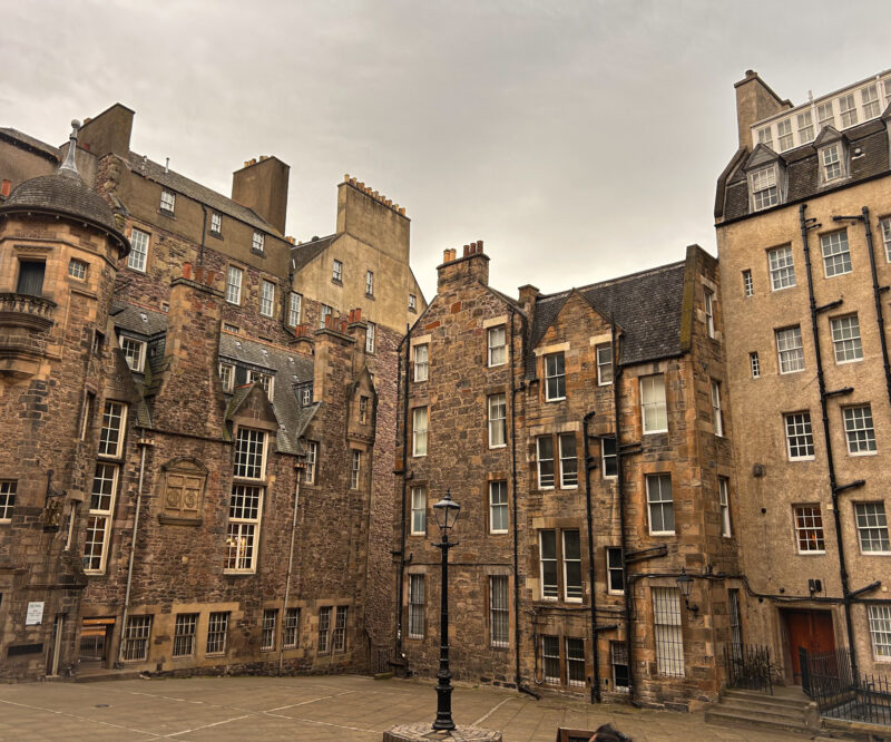 Patio interior en Edimburgo