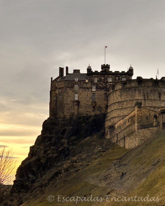 Atardecer Castillo de Edimburgo