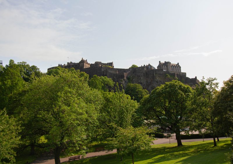 jardines en Edimburgo